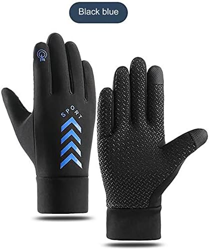 Qvkarw rukavice rukavice-vanjske tople rukavice Vjetrootporne sportske jahanje runo s neklizajim