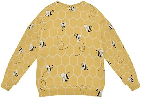 Ljetne pčele medeni dečko devojka dukserica delič krastač sa pulover Duks dugih rukava jesen zimska