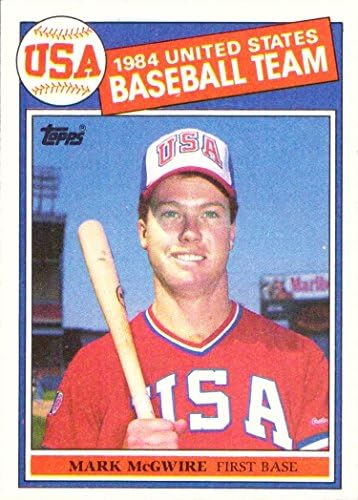 1985 TOPPS Baseball 401 Mark Mcgwire Rookie Card
