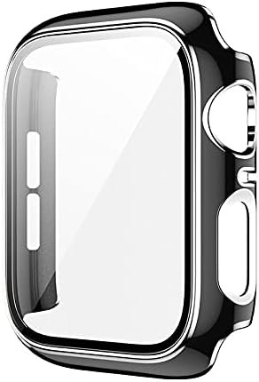 HePup staklo + poklopac za Apple Watch Case 45mm 41mm 44mm 40mm Dva zaslona zaslona u boji Zaštitni
