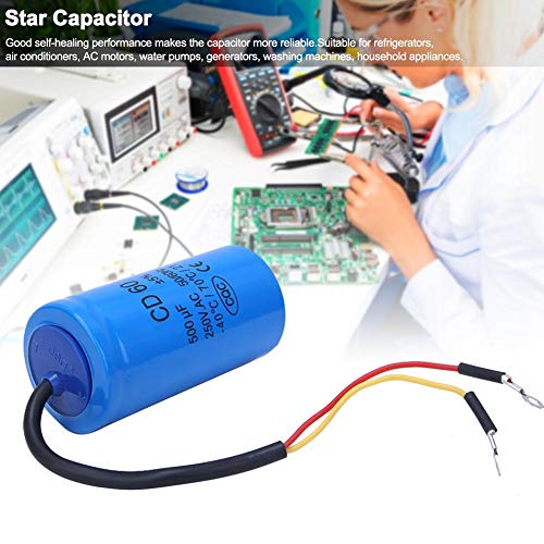 Cd60 500uf kondenzator, 250VAC okrugli kondenzator otporan na eksploziju, izdržljiva pulsna struja, za frižidere,