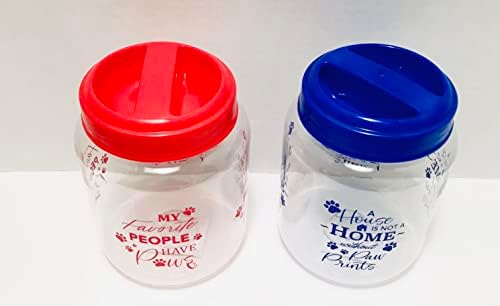 CGT BPA-free plastike hermetički pas mačka pet poslastica & kontejneri za skladištenje hrane kanisteri
