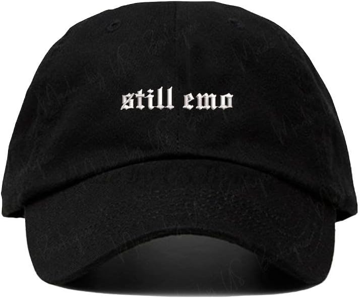 Ipak Emo šešir vezeni Bejzbol Tata kapa Maga šešir, Emo šešir, Golfer, poklon, Make America emo ponovo, penzionisani Emo, stariji emo Crni