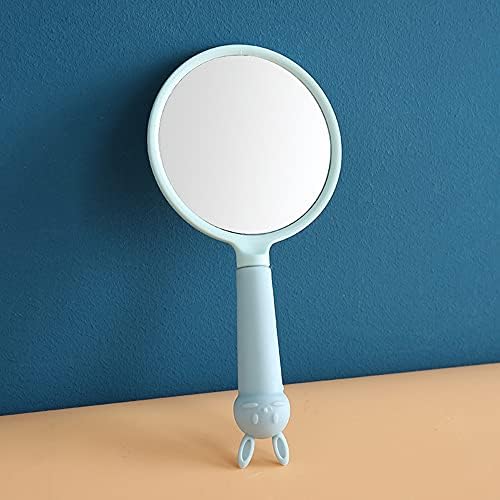 NZNB Retro ogledalo za šminkanje u evropskom stilu sa ručkom ručno ogledalo za lepotu prenosivo