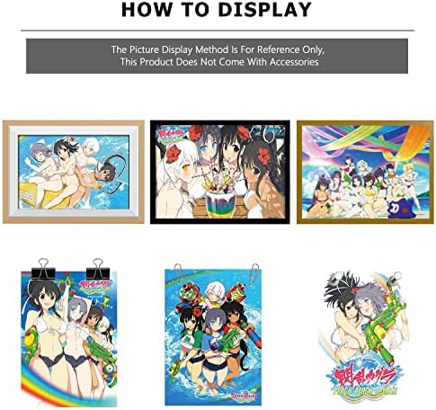Senran Kagura Peach Beach Splash Poster - Dječaci Djevojke Dekor Igraonice 6 Kom Posteri Bez Okvira-Zidna