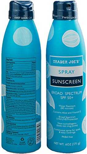 Trader Joe's Nourish sprej za sunčanje SPF 50+ širokog spektra