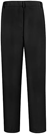 Lycody Muške Ravne Prednje Haljine Pantalone Sa Podesivim Strukom Školske Uniforme Pantalone