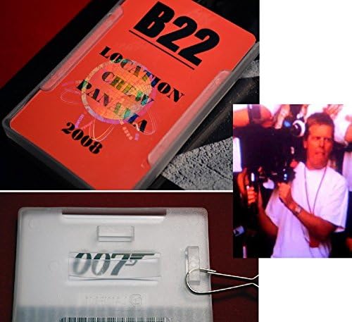 DANIEL CRAIG kao James Bond Autographed Photo & posada BADGE, poziv list, QUANTUM of Solace, DVD, COA,