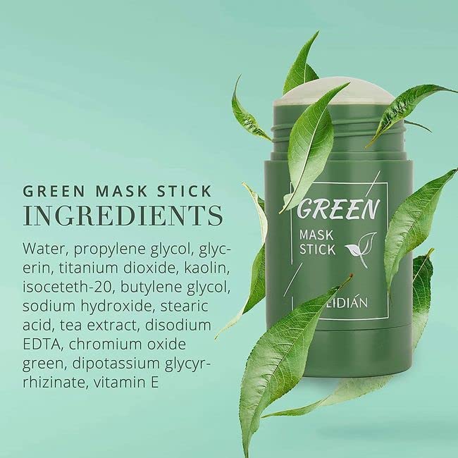 Zeleni čaj maska štap, zeleni čaj Deep Cleanse maska štap, zelena maska štap za mitesere & hidratantna