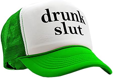 Pijana drolja-zabava bratstvo koledž pivo piće - starinski retro stil kamiondžija kapa šešir