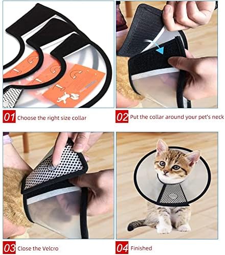 HIMALAYAN STAR Cat Dog Cone ovratnik zaštitni poklopac za kućne ljubimce, ogrlice za mačke za operaciju