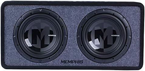 Memphis Audio Prxe12D1 Dual 12 Referentna serija napajanja utovareno kućište 1-ohm