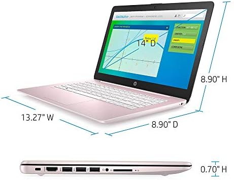 2020 HP Stream 14 HD SVA Laptop, Intel Celeron N4000 procesor, 4GB RAM-a, 64GB eMMC Flash memorije, Web kamera,