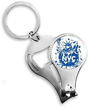 New York City SAD of Liberty Nail Nipper prsten za ključeve za ključeve za ključeva