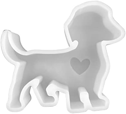 Jahšnjak Weiner Dog Svjesni plijesni silikonski kalup za mirisne arome perle 3.3 visoka x 3,9 široka x 0,8
