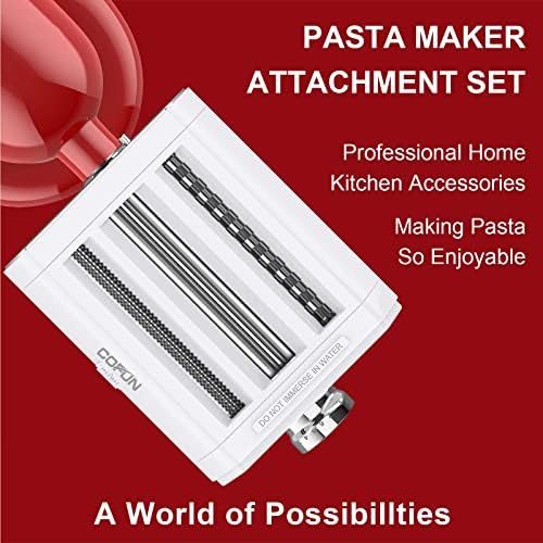 Prilog za tjesteninu za Kitchenaid mikser Cofun 3 u 1 Kitchen Aid Pasta Maker Assecories uključen