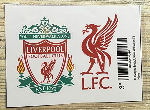 FC Liverpool Footboll Soccer Decal vinilne naljepnice za navijače / nikada nećete hodati sami