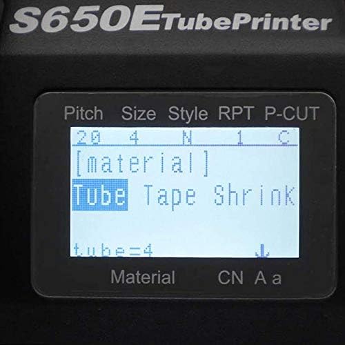 FASTTOBUY PVC Tube Printer S650e Cable ID Label Printer Wire Marking Machine for Ferrule Label Tape