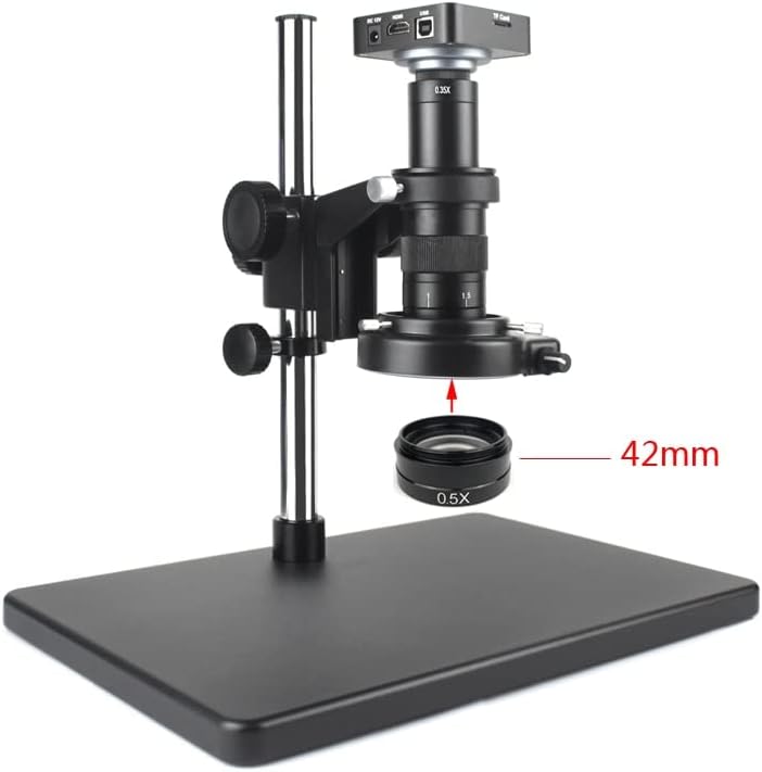 Oprema za laboratorijske mikroskope 0,5 X / 2,0 X / 0,3 X Barlow Pomoćni objektiv stakleno sočivo za