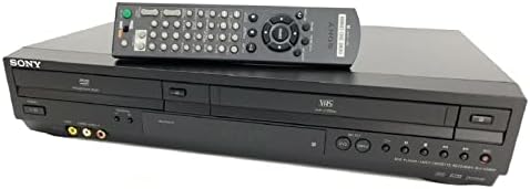 Sony SLV-D380P DVD / VCR Tunenless Progressive Scan DVD / VHS Combo Player, Crna