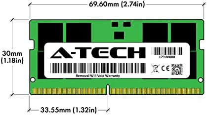 A-Tech 64GB komplet RAM kompatibilan je za Asus Rog Flow X16 GV601RM Gaming Laptop | DDR5 4800MHz PC5-38400
