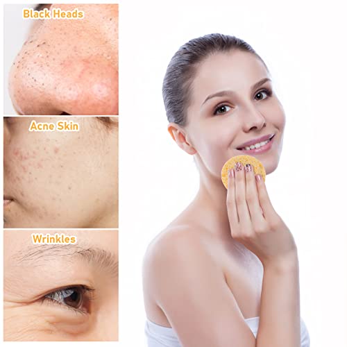 WLLHYF 20 komada komprimirane spužve za lice prirodne celuloze spužve za čišćenje lica profesionalne