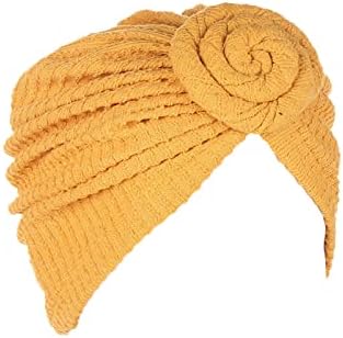 Turban šešir za žene klasične jednobojne twist Knot Beanies Headwrap meke udobne modne Wrap kape za lobanje