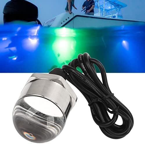 HAOFY MARINE Podvodni svjetiljke, M12 12V LED utikač za čamac Visoka svjetlina Prekrasna svjetla svijetla