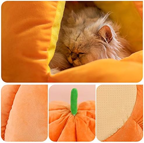 ZZK bundeva krevet za mačke zimski topli Nosilj za mačke zatvoreni krevet za mačke debeli krevet za