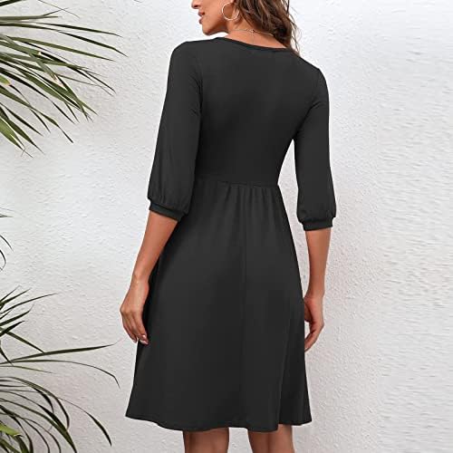 Elegantne ženske haljine-Plus size ljetne haljine za žene sa rukavima