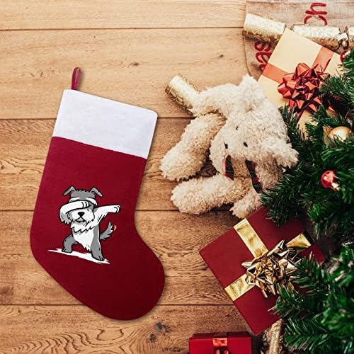 Udaljeno minijaturno šnaurezer personalizirano božićni čarapa Xmas kamin Porodični zabava Viseće ukrase