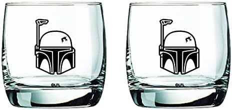 Star Wars stakleni Set-Boba Fett - kolekcionarski Poklon Set od 2 čaše za koktele-Kapacitet 10 oz-klasični