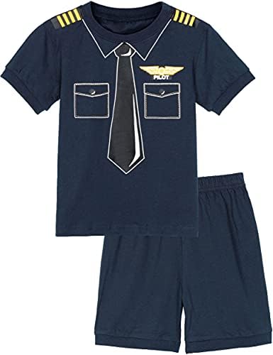 A &J DESIGN toddler & amp; Dječiji Setovi pidžama, pamuk 2 komada kratki rukav Pjs