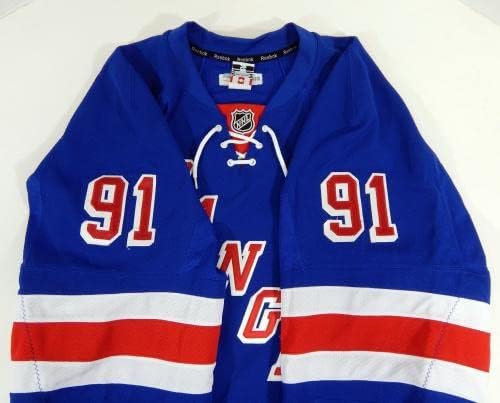 New York Rangers Zak Zborosky 91 Igra Izdana Blue Jersey DP08978 - Igra Polovni NHL dres