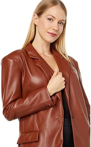 [Blanknyc] Ženska luksuzna odjeća prevelizirani Blažzer sa džepovima, udobnim i stilskim kaputom