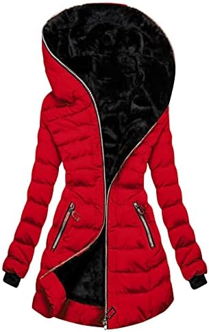 UOFOCO Long Golf dugih rukava prekrasni kaputi za žene Xmas COLORBLOCK Comfort Tunic Tanki snježni