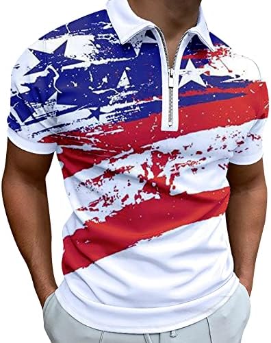 2023 Nova muška američka zastava Patriotska košulja za muškarce 4. srpnja mišiće isključuju majice