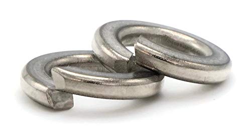 Zaključana perilica podijeljena prstena 18-8 nehrđajući čelik - 1-1 / 8 qty-100