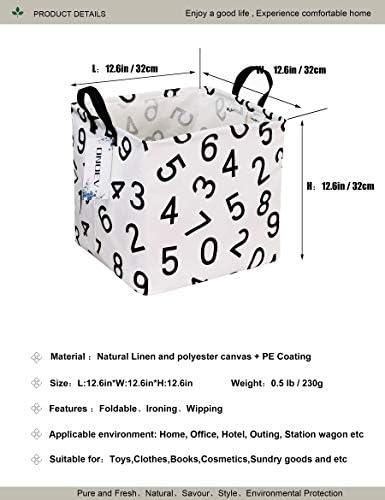 Kutija za odlaganje tkanine Onoev, ukrasna košara i završna košarica s ručicom koriste se za skladištenje