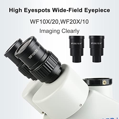 KOPPACE 3.5 X-90x Stereo mikroskop kontinuirano zumiranje objektiv trinokularnog interfejsa za oči i sinhrono