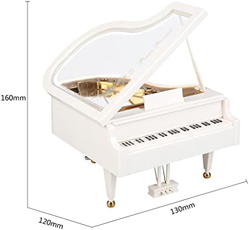 TFIIEXFL Romantični piano Model Music Box Ballerina Musical Boxes Kućni dekoracija Rođendan Vjenčani