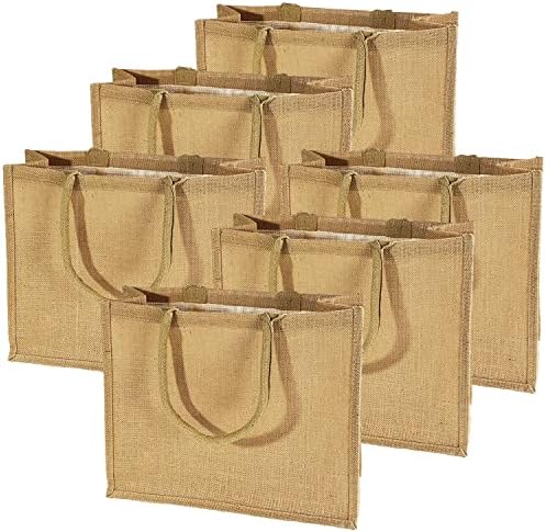 TBF teške višekratne torbe od jute Burlap u rasutom stanju za kupovinu namirnica pokloni dobrodošlice za vjenčanje