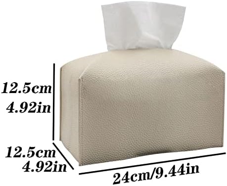 Sudemota tkiva kutija za pokrov tkiva kutija za tkivu Koža Retro ručnik salveta papira Torba Držač kutija