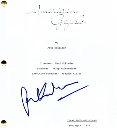 Paul Schrader potpisao autografa američkog gigolo punog filma - u glavi Richard Gere & Lauren Hutton - iznos