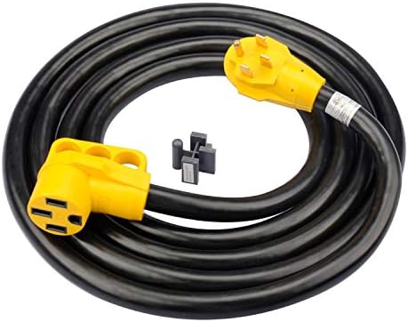 6/3 AWG + 8/1 AWG 15FT 125 / 250V 50AMP RV produžni kabel s ručkama 125 / 250V STW Velcro ETL Oglasio