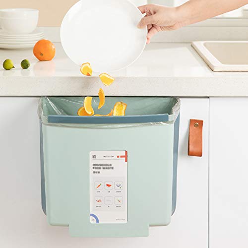 Dypasa Recikliranje smeća Jednostavno sklopivo smeće 2,3 galona viseća kanta za smeće za kuhinjske