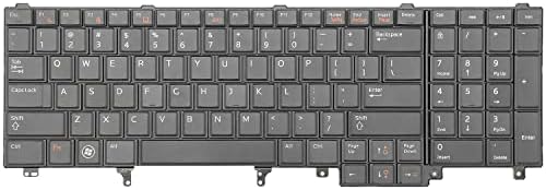 Antwelon zamjenska laptop tastatura Nema pozadinskog osvetljenja za Dell E6520 E5520 E5530 E6530