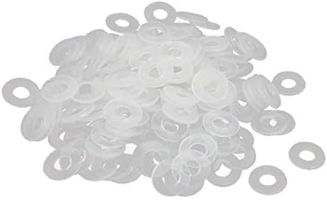 X-dree M5 PE plastični ravni jastučići izolacijski perilice za brtve za brtve 200pcs (M5 PE Almohadillas