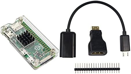 Digishuo Raspberry pi nula w 9 u 1 komplet kompletan komplet 1ghz 512m WTIH dva futrola | 32g SanDisk SD kartica | Mini HDMI | Micro USB | GPIO zaglavlje | 5V 3A američke napajanje
