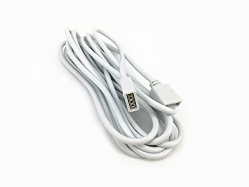 Hualand 4pcs / pakovanje bijelo 3m / 9,84 ft 4 pins RGB produžni kabel za kabel kabela za SMD 5050 3528